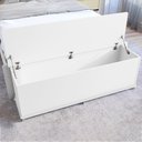 Ver imagem 4 de Bau Banco Organizador 02302 1 Porta 135cm Branco Dcasa Branco