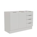 Ver imagem 7 de Balcão Pia 120cm sem Tampo com Rodapé Puxador 150mm Ipanema CabeCasa MadeiraOriginals