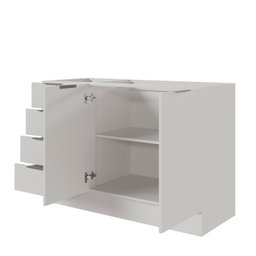 Balcão Pia 120cm sem Tampo com Rodapé Puxador 150mm Ipanema CabeCasa MadeiraMadeira - 10
