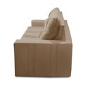 Ver mais imagens de Sofá Retrátil e Reclinável 3 lugares com Molas 2,00m Ester Suede Cappuccino Adonai Estofados