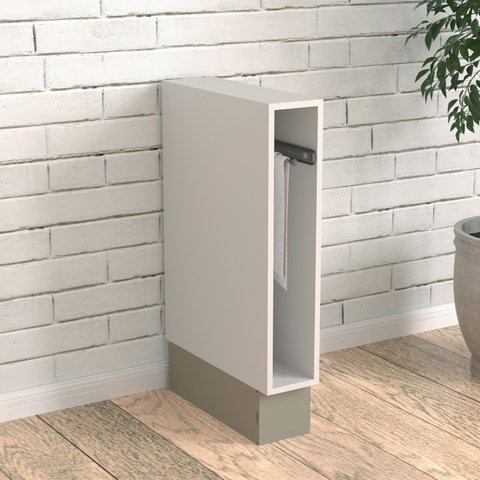 Balcão Toalheiro 15cm sem Tampo e com Rodapé Ipanema CabeCasa MadeiraOriginals