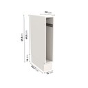 Ver imagem 2 de Balcão Toalheiro 15cm sem Tampo e com Rodapé Ipanema CabeCasa MadeiraOriginals