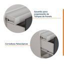 Ver imagem 6 de Balcão 2 Gavetões, Gaveta Auxiliar, Tampo, Rodapé e Puxador 150cm Ipanema CabeCasa MadeiraOriginals