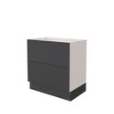 Ver mais imagens de Balcão 2 Gavetões, Gaveta Auxiliar, Tampo, Rodapé e Puxador 150cm Ipanema CabeCasa MadeiraOriginals