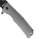 Ver imagem 5 de Canivete de Sobrevivência Tático Aço Inox 420 Multiuso Feroz de Bolso Militar Drop Point Tag