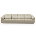Ver imagem 7 de Sofá Retrátil 4 Lugares para Sala 379cm Dijon Couro Creme S07 - Mpozenato