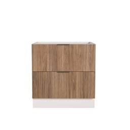 Balcão 2 Gavetões com Gaveta Auxiliar sem Tampo com Rodapé Puxador 150mm Ipanema CabeCasa MadeiraMadeira - 8