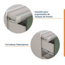 Ver imagem 6 de Balcão 2 Gavetões, Gaveta Auxiliar, Tampo, Rodapé e Puxador 150cm Ipanema CabeCasa MadeiraOriginals