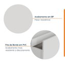 Ver imagem 4 de Balcão 2 Gavetões, Gaveta Auxiliar, Tampo, Rodapé e Puxador 150cm Ipanema CabeCasa MadeiraOriginals