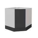 Ver imagem 7 de Balcão Canto Oblíquo sem Tampo com Rodapé Puxador 150mm Ipanema CabeCasa MadeiraOriginals