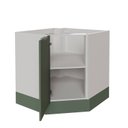 Ver mais imagens de Balcão Canto Oblíquo sem Tampo com Rodapé Puxador 150mm Ipanema CabeCasa MadeiraOriginals