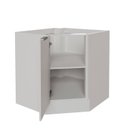 Ver mais imagens de Balcão Canto Oblíquo sem Tampo com Rodapé Puxador 150mm Ipanema CabeCasa MadeiraOriginals