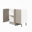 Ver imagem 7 de Balcão de Canto Reto sem Tampo com Rodapé Puxador 150mm Ipanema CabeCasa MadeiraOriginals