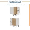 Ver imagem 6 de Balcão de Canto Reto sem Tampo com Rodapé Puxador 150mm Ipanema CabeCasa MadeiraOriginals