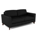 Ver imagem 7 de Sofá Sala de Estar Living 3 Lugares 260cm Presley Pés Madeira Couro Preto G52 - Gran Belo