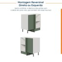 Ver imagem 6 de Balcão de Canto Reto sem Tampo com Rodapé Puxador 150mm Ipanema CabeCasa MadeiraOriginals