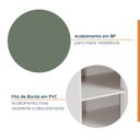 Ver imagem 3 de Balcão de Canto Reto sem Tampo com Rodapé Puxador 150mm Ipanema CabeCasa MadeiraOriginals