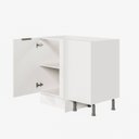Ver imagem 7 de Balcão de Canto Reto sem Tampo com Rodapé Puxador 150mm Ipanema CabeCasa MadeiraOriginals Branco