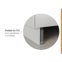 Ver imagem 5 de Balcão de Canto Reto sem Tampo com Rodapé Puxador 150mm Ipanema CabeCasa MadeiraOriginals