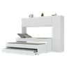 Tricama de Solteiro com Guarda Roupa Dublin Multimóveis Mp4034 Branca - 2