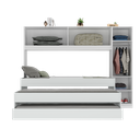Ver imagem 5 de Tricama de Solteiro com Guarda Roupa Dublin Multimóveis Mp4034 Branca