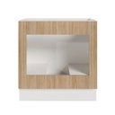 Ver imagem 3 de Balcão Forno de Embutir Planejado sem Tampo com Rodapé Ipanema CabeCasa MadeiraOriginals Marrom/Acácia/Branco