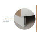 Ver imagem 5 de Balcão Forno de Embutir Planejado sem Tampo com Rodapé Ipanema CabeCasa MadeiraOriginals Marrom/Acácia/Branco