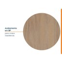 Ver imagem 4 de Balcão Forno de Embutir Planejado sem Tampo com Rodapé Ipanema CabeCasa MadeiraOriginals Marrom/Acácia/Branco