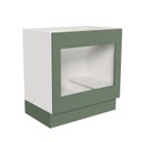 Ver imagem 6 de Balcão Forno de Embutir Planejado sem Tampo com Rodapé Ipanema CabeCasa MadeiraOriginals Verde/Folha/Branco