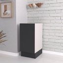 Ver imagem 1 de Balcão 1 Porta 40cm sem Tampo com Rodapé Puxador 150mm Ipanema CabeCasa MadeiraOriginals