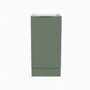 Ver imagem 7 de Balcão 1 Porta 40cm sem Tampo com Rodapé Puxador 150mm Ipanema CabeCasa MadeiraOriginals Verde/Folha/Branco