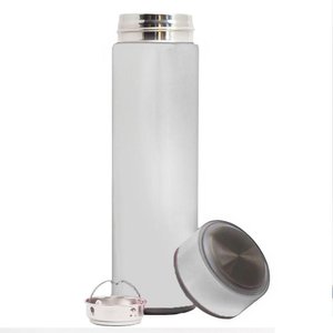 Garrafa Térmica Inox 500ml Quente Frio Tampa Branco Nº14