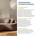 Ver mais imagens de Sofá 3 Lugares Orgânico 200cm Fava CabeCasa MadeiraOriginals