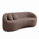 Ver imagem 2 de Sofá 3 Lugares Orgânico 200cm Fava CabeCasa MadeiraOriginals Marrom