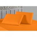 Ver imagem 1 de Kit Fronhas Nobre 2 Peças 50cm X 70cm Malha 100% Algodão - Laranja