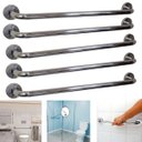 Ver imagem 1 de Barra Alça Apoio 50cm Suporte Anti Queda Acidentes Kit 5 Uni Idoso Gestante Cadeirante Acessibilidad