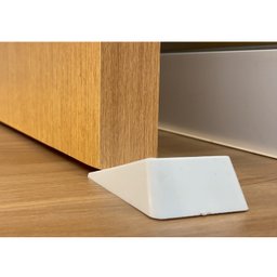 Trava Porta De Piso Comfortdoor Calço Para Porta De Borracha Branco - 6