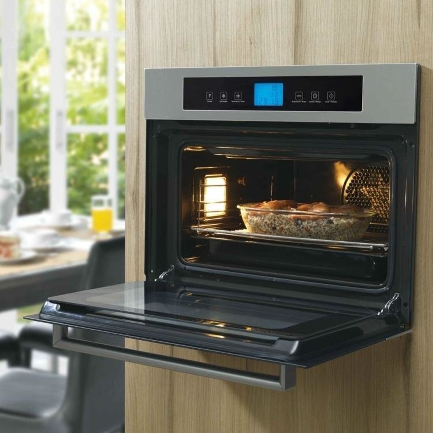 Conjunto de Embutir Fischer com Cooktop 5 Bocas + Micro-ondas 35l + Forno Elétrico 43l + Coifa Parede 90cm 127v Linha Platinium - 19