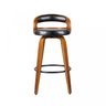 Kit 4 Banquetas para Cozinha Altas Giratórias Madeira Roma Rivatti - 3