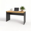 Ver imagem 5 de Escrivaninha Retangular MDF Industrial Preto