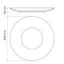 Ver imagem 5 de Prato Raso Tramontina Leonora HO em Porcelana Branca 25 cm