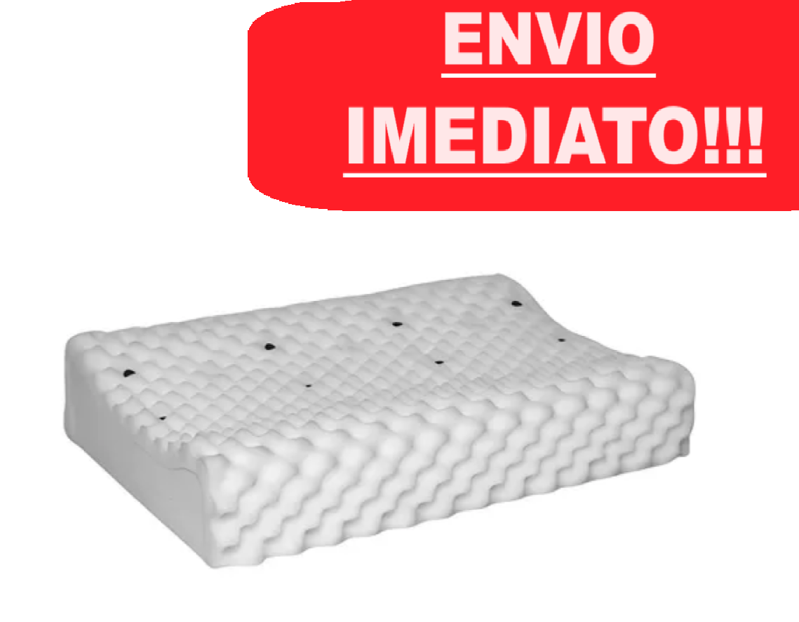 Travesseiro Cervical Magnetico Ortopédico Pillow Espuma Soft Premium - 2