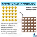Ver imagem 5 de Elemento Tátil Alerta Pvc Adesivado Amarelo