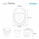 Ver imagem 2 de Tampa De Vaso Decorada Thema Transparente Borboletas 6lpf