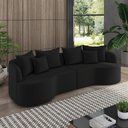 Ver imagem 2 de Sofá 4 Lugares Orgânico Living 250cm Mersa Veludo K01 - D’Rossi
