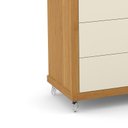 Ver imagem 6 de Jogo de Quarto Infantil Tutto New com Berço e Cômoda 4 Gavetas Off White/Freijó - Matic Móveis