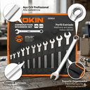 Ver imagem 5 de Conjunto de Chaves Combinadas 12 Peças Wokin Tools
