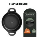 Ver imagem 6 de Kit 3 Travessas Redonda 0,4l + 0,9l + 1,7l em Ferro Fundido Panela Mineira