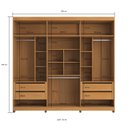 Ver imagem 5 de Guarda-Roupa 6 Portas de Giro Puxador 100% Mdf Newton 