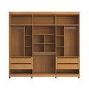 Ver imagem 3 de Guarda-Roupa 6 Portas de Giro Puxador 100% Mdf Newton 